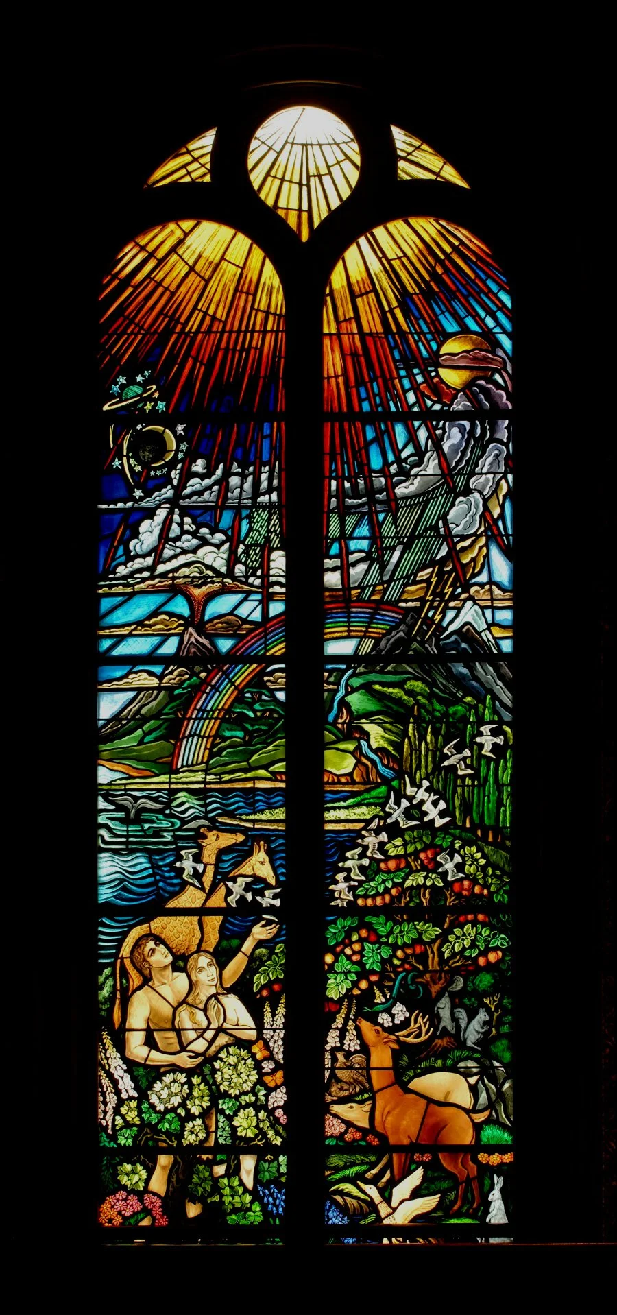 Stained Glass Window: Creation — Marble Collegiate Church